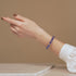 Saphir | Argent sterling .925 | Bracelet Verre Luciole